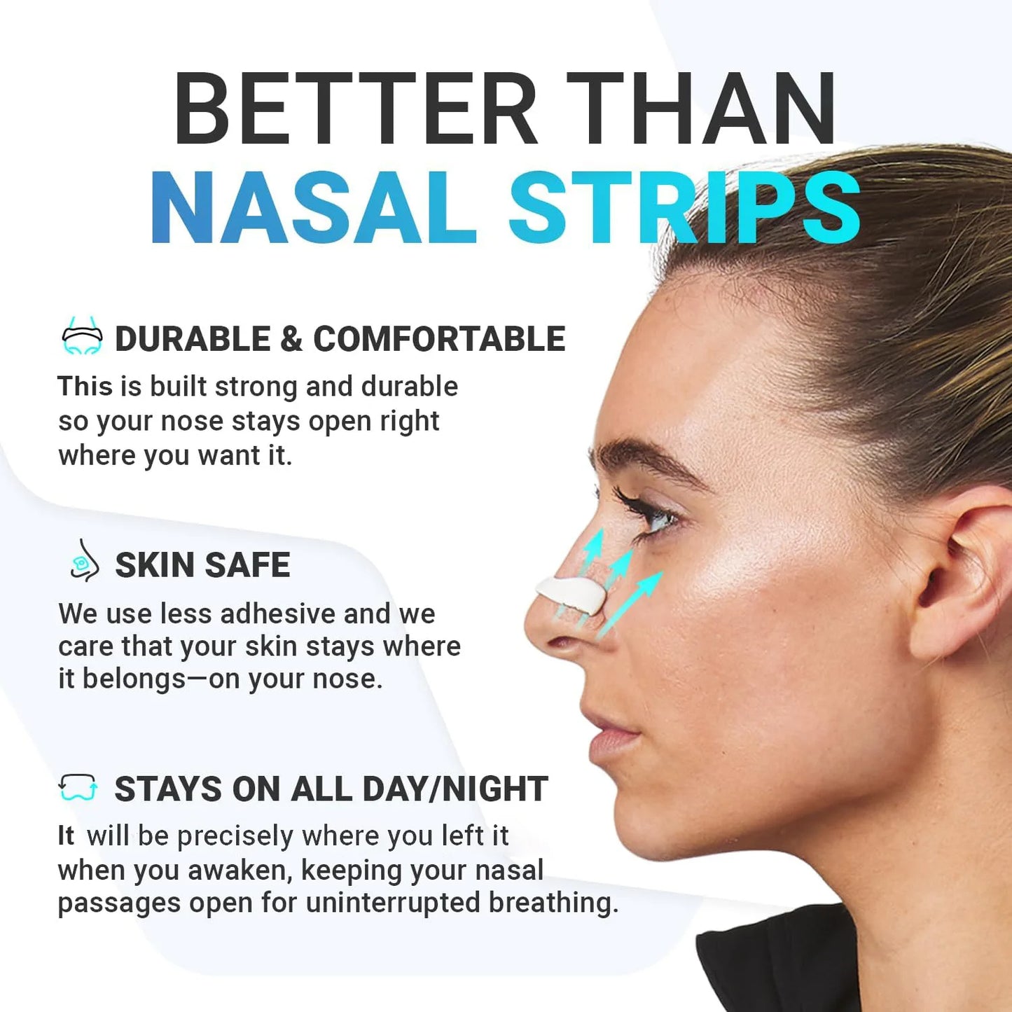 Magnetic Nose Strips, Next-gen Breathin Nosel Strips / Magnetic Nose Clips